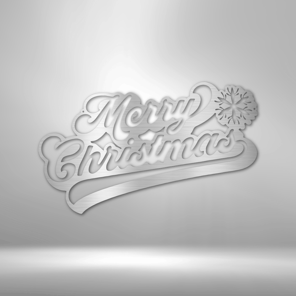 Merry Christmas Quote - Steel Sign