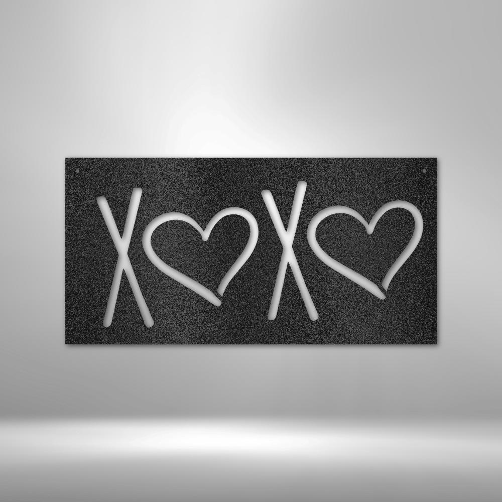 XOXO - Steel sign