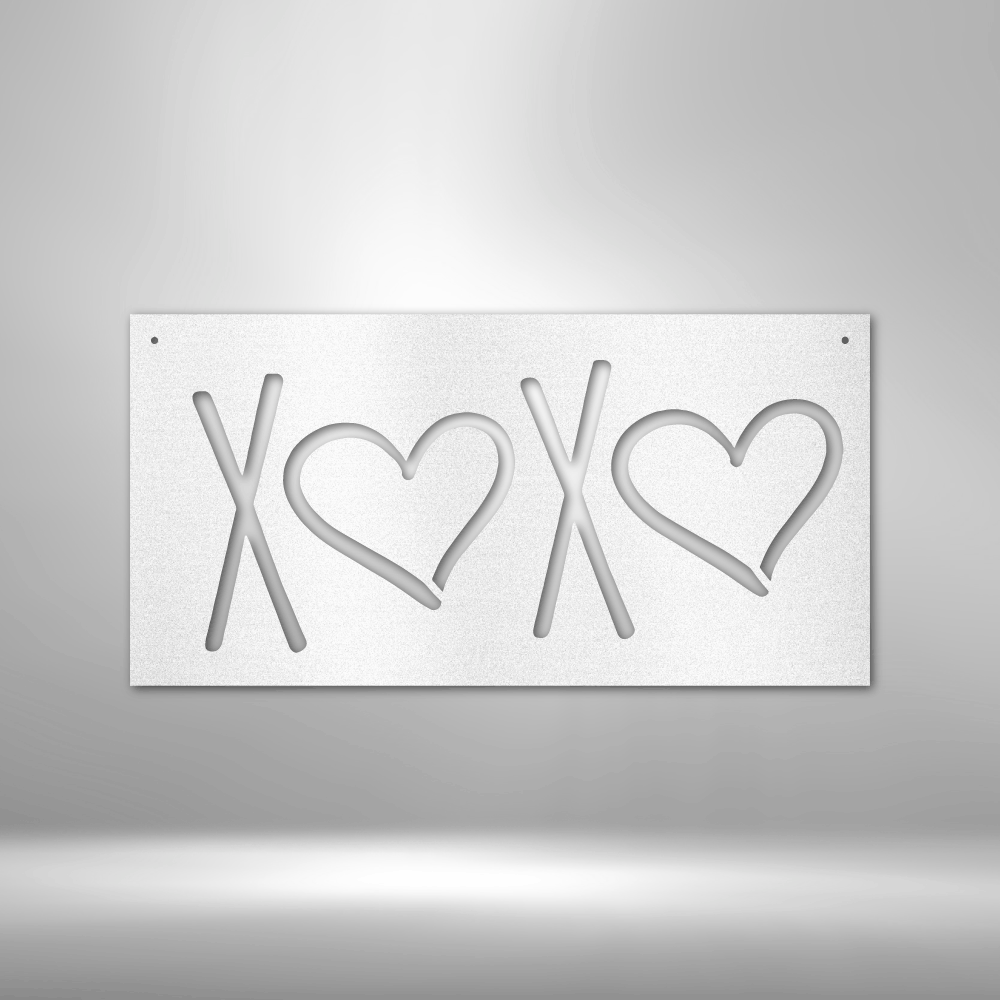 XOXO - Steel sign