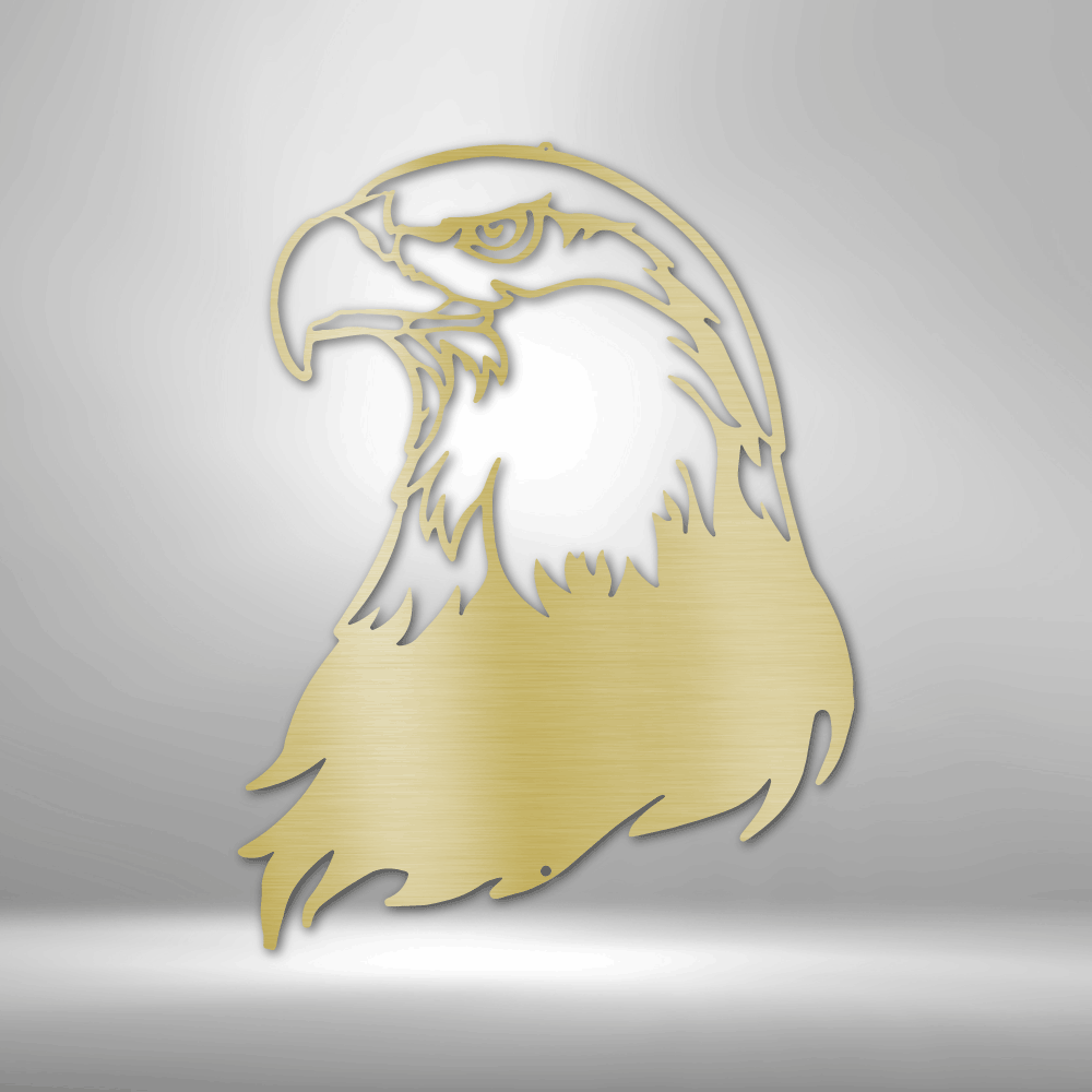 Bald Eagle Head - Steel Sign