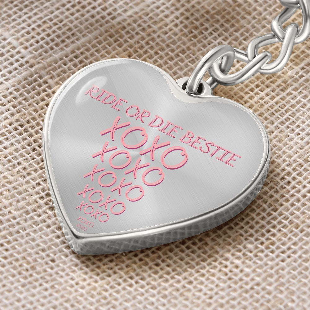 ROD Bestie Heart Keychain