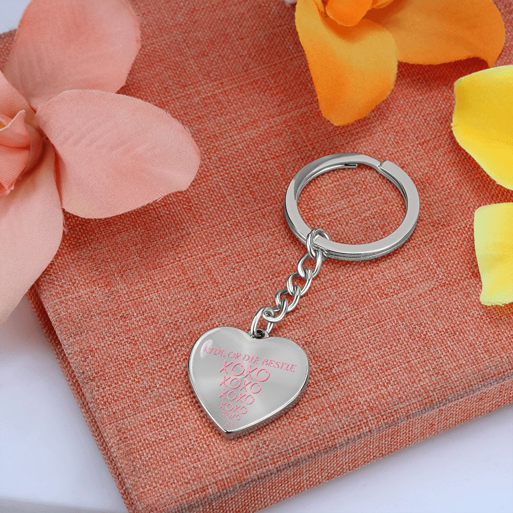 ROD Bestie Heart Keychain