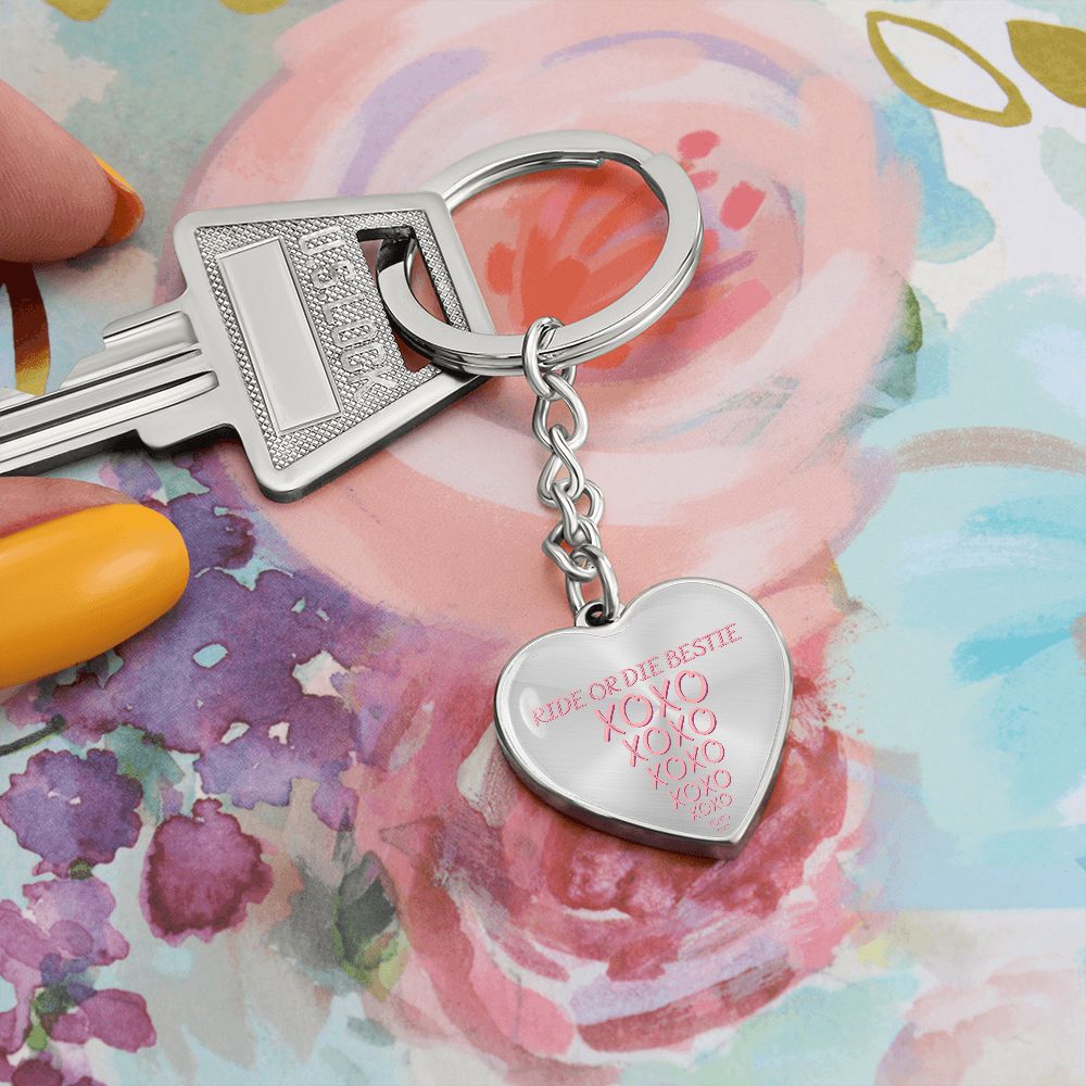 ROD Bestie Heart Keychain