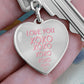 Love You Heart Keychain