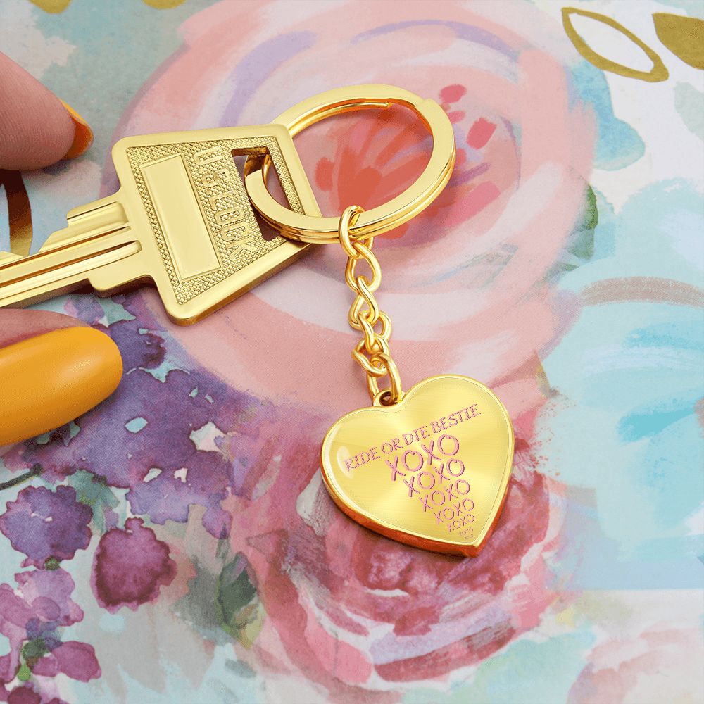 ROD Bestie Heart Keychain