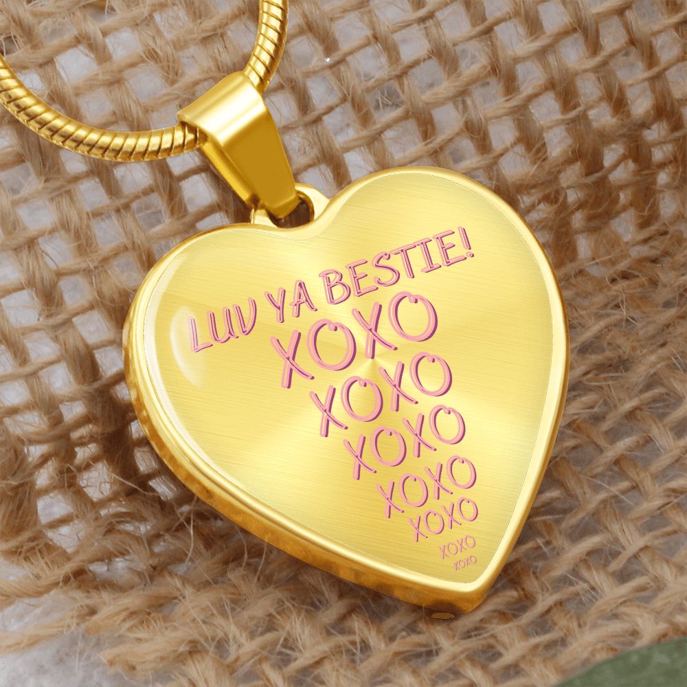 Bestie Heart Necklace