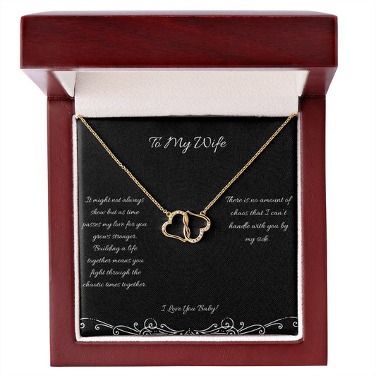 Everlasting Love Necklace 10k Solid Gold - To Wife