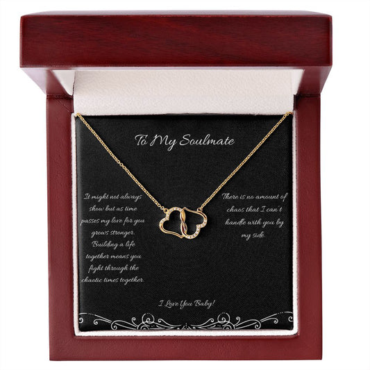 Everlasting Love Necklace 10k Solid Gold - To Soulmate