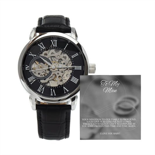 Men's Openwork Watch - To My Man