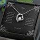 Forever Love Open Heart Necklace - Mother